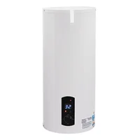 NOUVEAU Chauffe-eau électrique 100L, 2000W, avec écran LED, réservoir d'eau chaude suspendu, réglage du thermostat, blanc 4