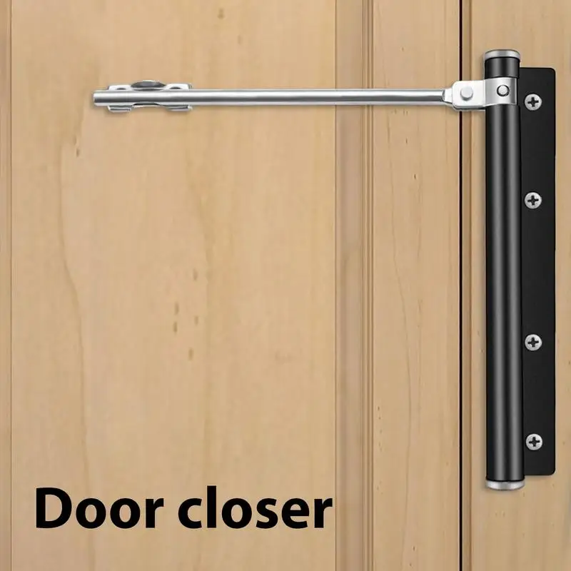 Commercial Door Closer Stainless Steel Automatic Door Closer Adjustable Commercial Self-Closing With Flexible
