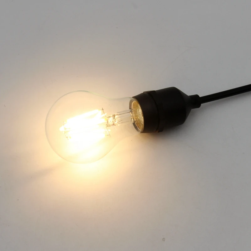 Douille E27 Étanche - Lot De 6 Supports Pour Ampoules LED Ou Incandescentes - 110V-240V
