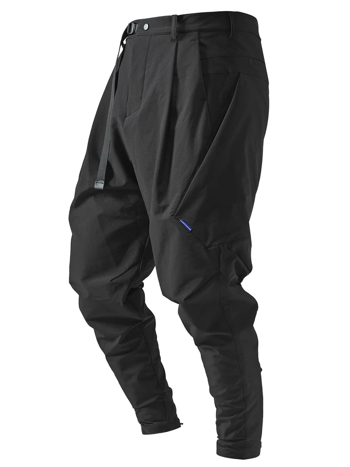 REINDEE LUSION 20AW TECHWEAR CYBERPUNK MULTI-PLEATED TAPERED PANTS