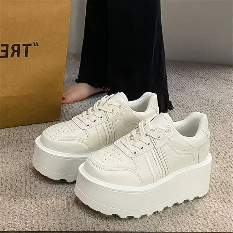 Women Sneakers Fashion Shoes Spring Trend Casual Flats Female Fashion Comfort White Vulcanized Platform Shoes Zapatos De Mujer 3
