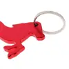 2x Aluminum Horse Pattern Bottle Opener with Keychain Bag Pendent 2