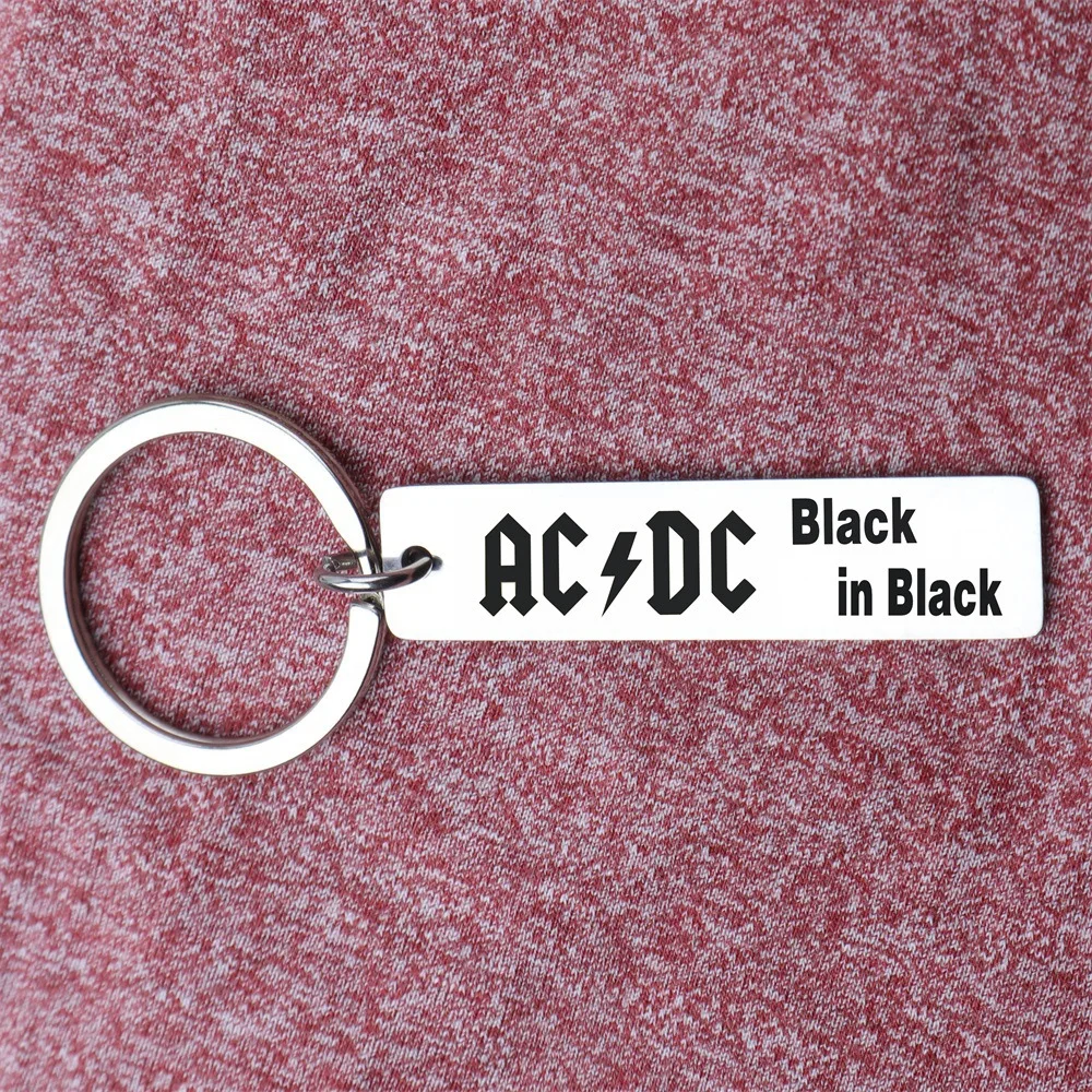 Stainless-Steel-AC-DC-Guitar-Picks-Pendant-Keychain-for-Men-Women-Rock ...