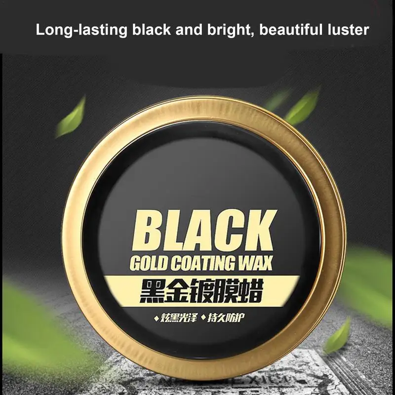 Car Wax Crystal Plating Set Paint Surface Coating Formula Waterproof Film Carnauba Car Wax Cleaner Black Gold Coating 280ml car wax