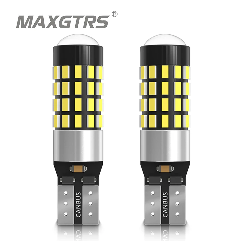 

2x T10 LED W5W Canbus LED Bulb 194 168 54 SMD 3014 DRL Car Clearance Parking Width Interior Dome Light Reading Lamp Error Free