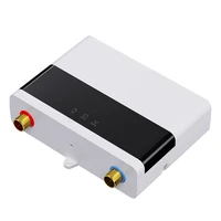 Pemanas Air listrik ติดผนังห้องน้ำห้องครัวเครื่องทำน้ำอุ่น110V/220V พร้อมรีโมทควบคุมหน้าจอแสดงผลอุณหภูมิ LCD 6