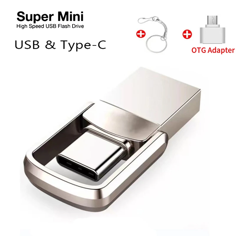 

Флэш-накопитель USB, OTG, OTG, Type C, 1 шт.