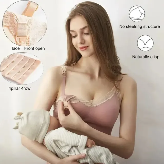 Bras with Front Closure for Women Women's Wire Nursing Bra Front Opening  Maternity Bra for Breastfeeding : : Clothing, Shoes & Accessories