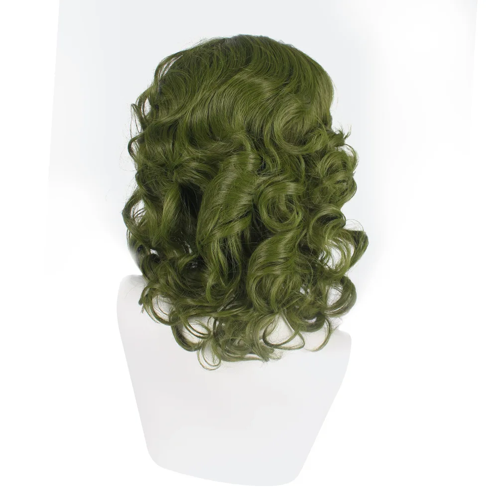 DC Comics Joker: Arthur Fleck | Joker Green Wavy Synthetic Wig Cosplay 27 DC Comics Joker Green Wavy Synthetic Wig for Cosplay (Unofficial)