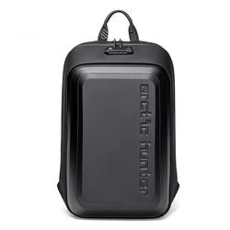 New Arrival Hot Sale Anti Theft Business Backpack Waterproof EVA Hard Case Carbon Fiber Motorbike USB Sports Backpack Mochilas