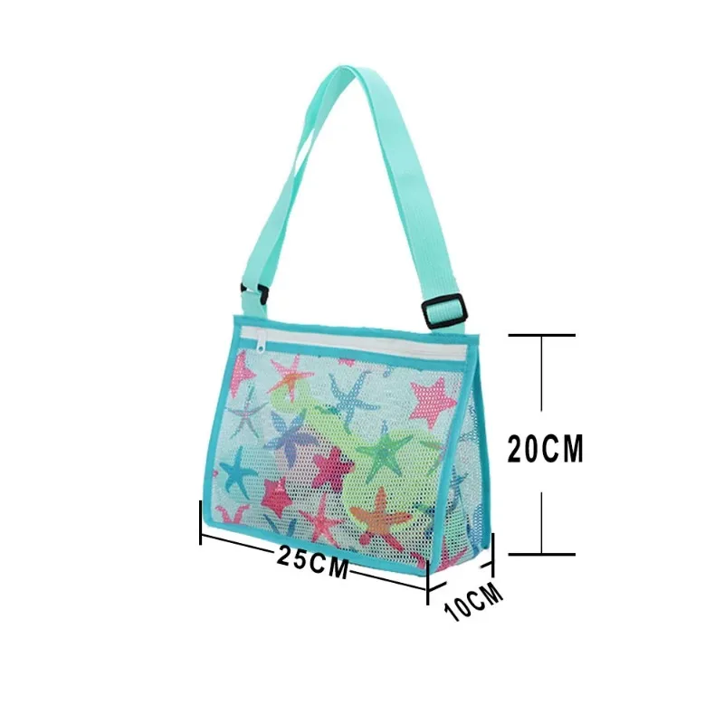 Outdoor Beach Mesh Bag Children Sand Away Kids Swimming Toys Clothes Eco Storage Sundries Organizers Backpack Women Makeup Bags