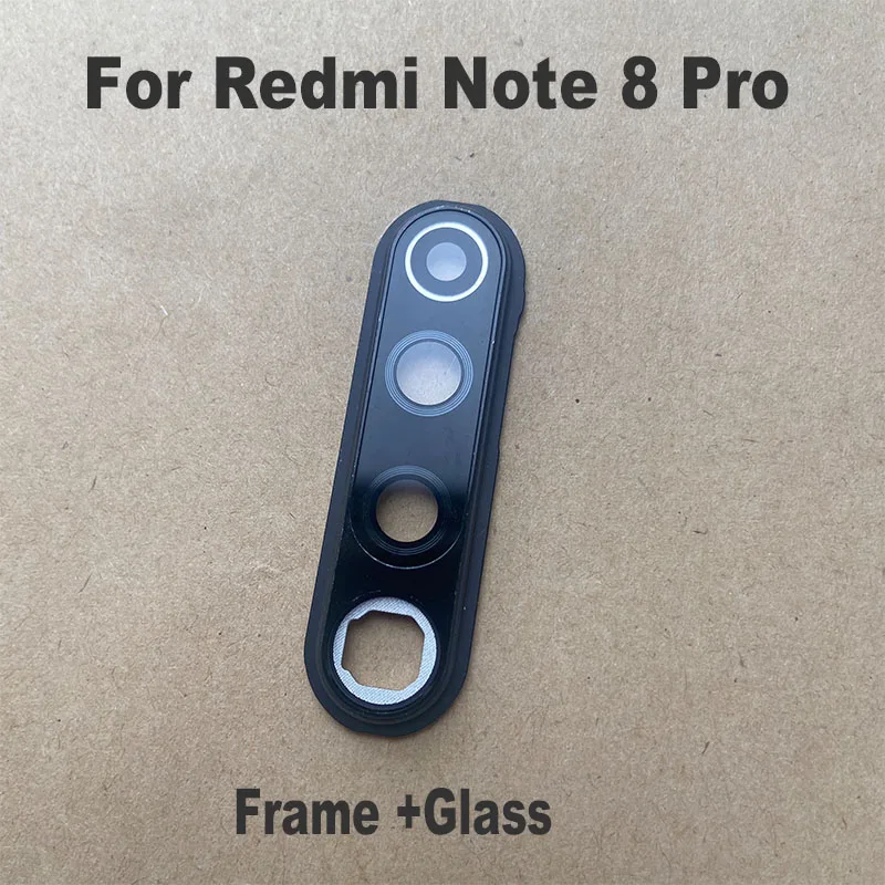 Стеклянная Задняя крышка объектива с рамкой для Xiaomi Redmi Note 8 PRO, 1 шт. (art.: 3920c6402cabb) - 3920c6402cabb