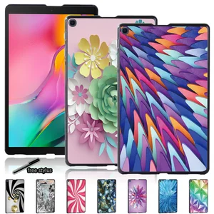 Shockproof  Tablet Hard Shell Case for Samsung Galaxy Tab A7 10.4 T500 T505/A A6 10.1 T580/A 9.7 T550 T555 3D Pattern Back Cover