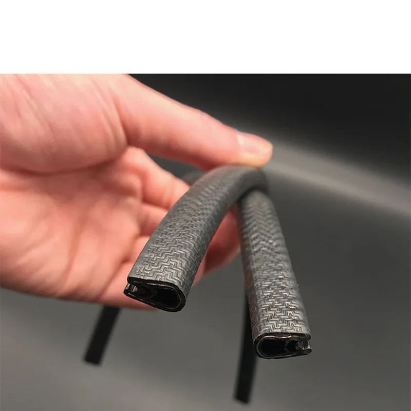 U Style Rubber Edge Trim Seal Protector Guard Pillar Strip w/ Metal Inside For Car Van Boat Truck Bonnet rubber seal strip sealing strip