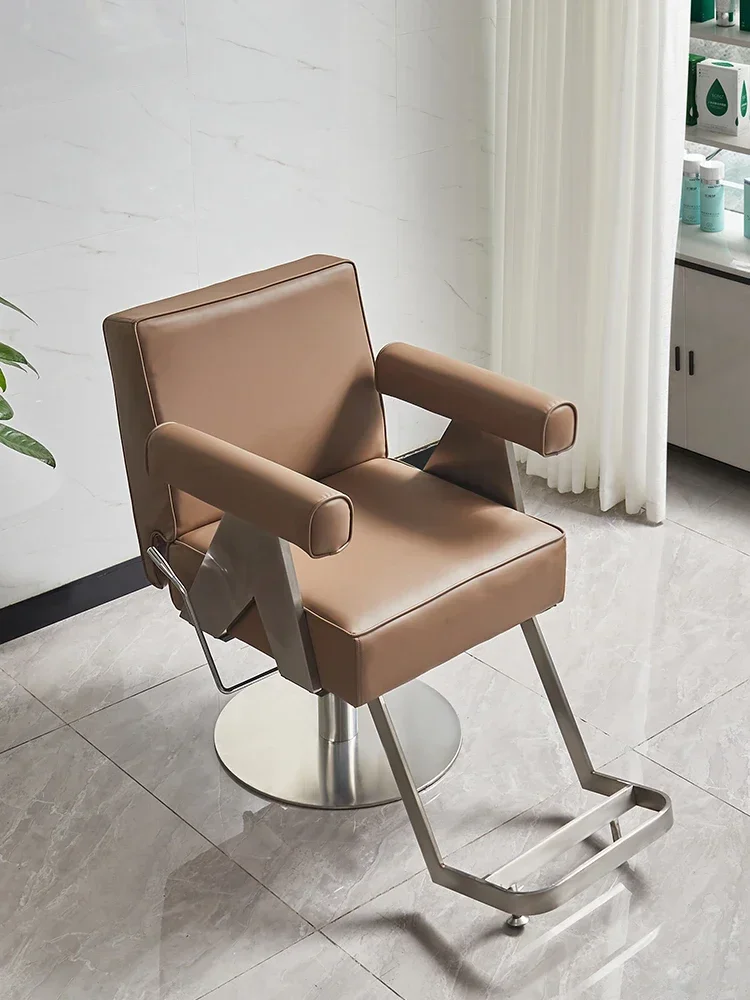 

Barbershop Hairdressing Lift Barber Chair Hairdresser Hair Dyeing Perm Barber Chair Cadeira De Barbeiro Beauty Furniture GM212