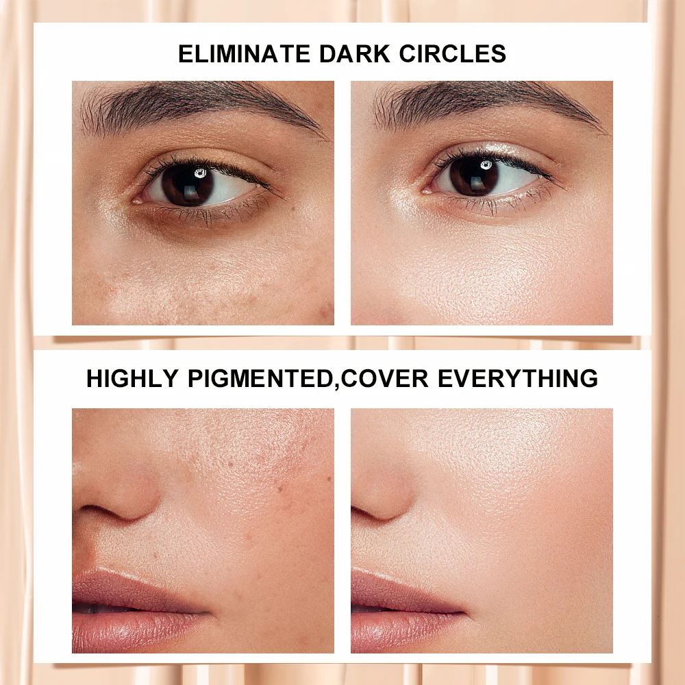 Face Concealer Palette Color Concealer Concealer Cream Foundation Concealer Face Concealer Face Foundation Face Concealer Pen FOCALLURE 7 Colors Face Concealer Waterproof Full Coverage Long-lasting Moisturizing Smooth Liquid Foundation Makeup Cosmetics