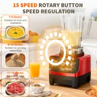 600 Вт блендер, стационарный миксер, кухонный комбайн, смузи для льда для кухни, соковыжималка высокой мощности, блендер, электрическая многофункциональная соковыжималка — изображение 3