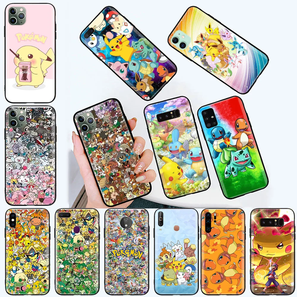 B-24 Pokemon Custodia Morbida Per Xiaomi Redmi Note 8T 8A 8 6 6A 7A 7 Poco F3 Gt F2 Pro