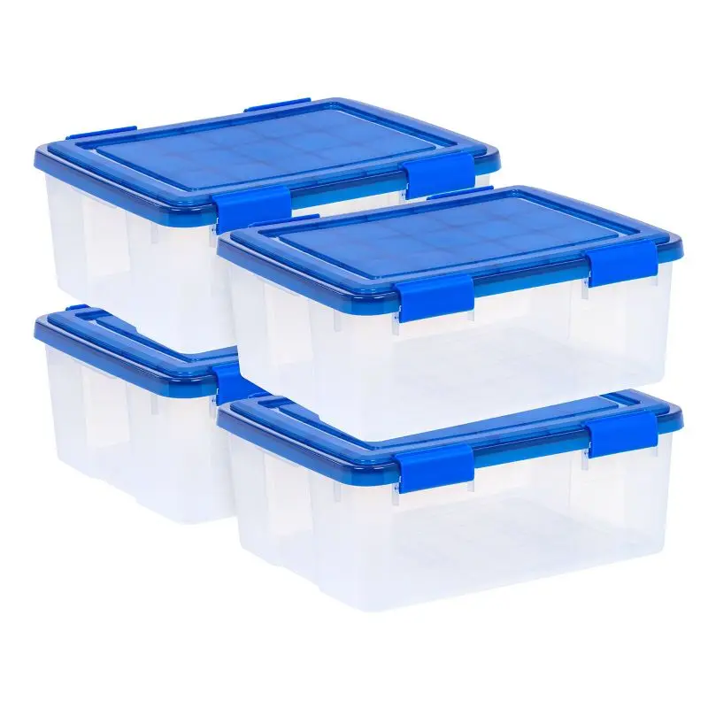 

WeatherPro Plastic Storage Bin with Lid