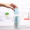 Acrylic Disposable Paper Cups Holder Cosmetic Cotton Storage Rack Bathroom Mouthwash Cup Dispenser Makeup Table Organizer 5