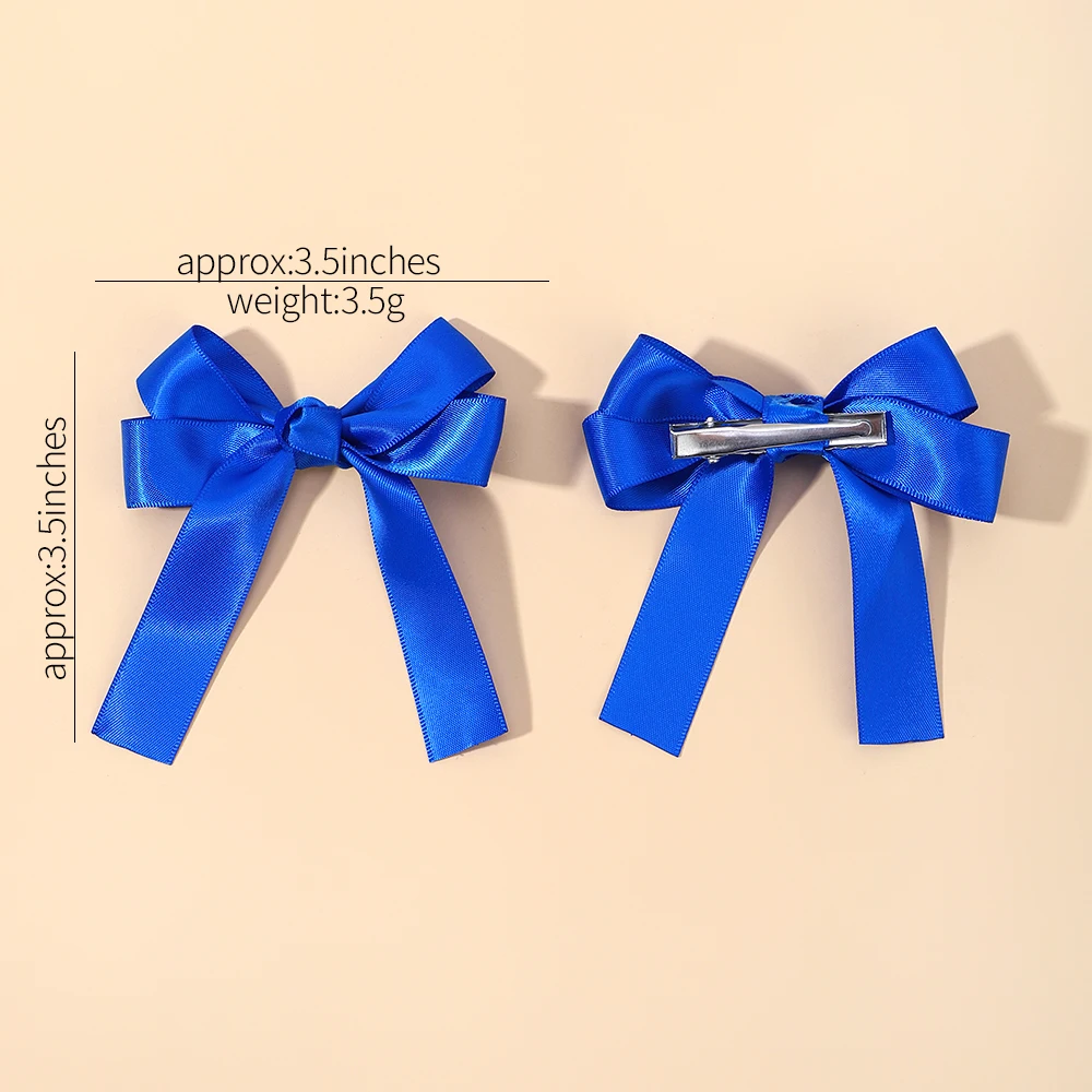 2 stücke Cheer Up Bowknot Haar Clips für Mädchen Einfarbig Band Bögen Haarnadeln Hairgripe Kinder Boutique Haar Zubehör Großhandel – Detail 12