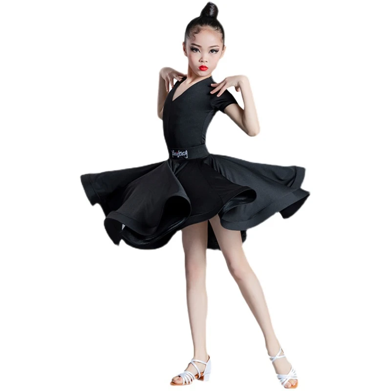 Robe De Danse Latine Fille - 2 Pièces, Spandex - Compétition, Spectacle, Salsa, Cha Cha