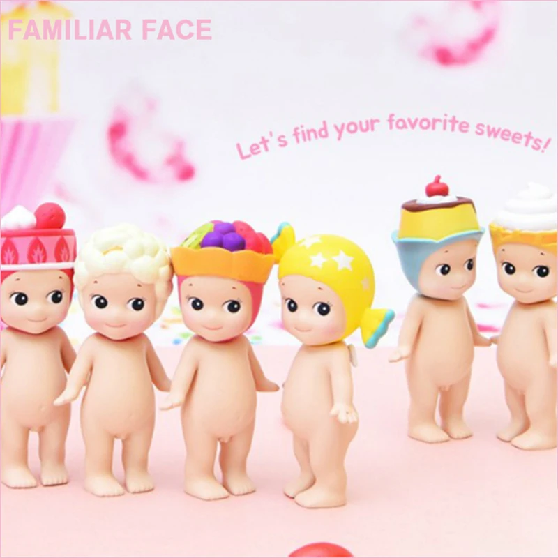 

Коллекция 2023 года, модель Sonny Angel глухая коробка Series, фигурки конфет, милая Клубника, торт, искусственная фигурка аниме, загадочная коробка, искусственные куклы