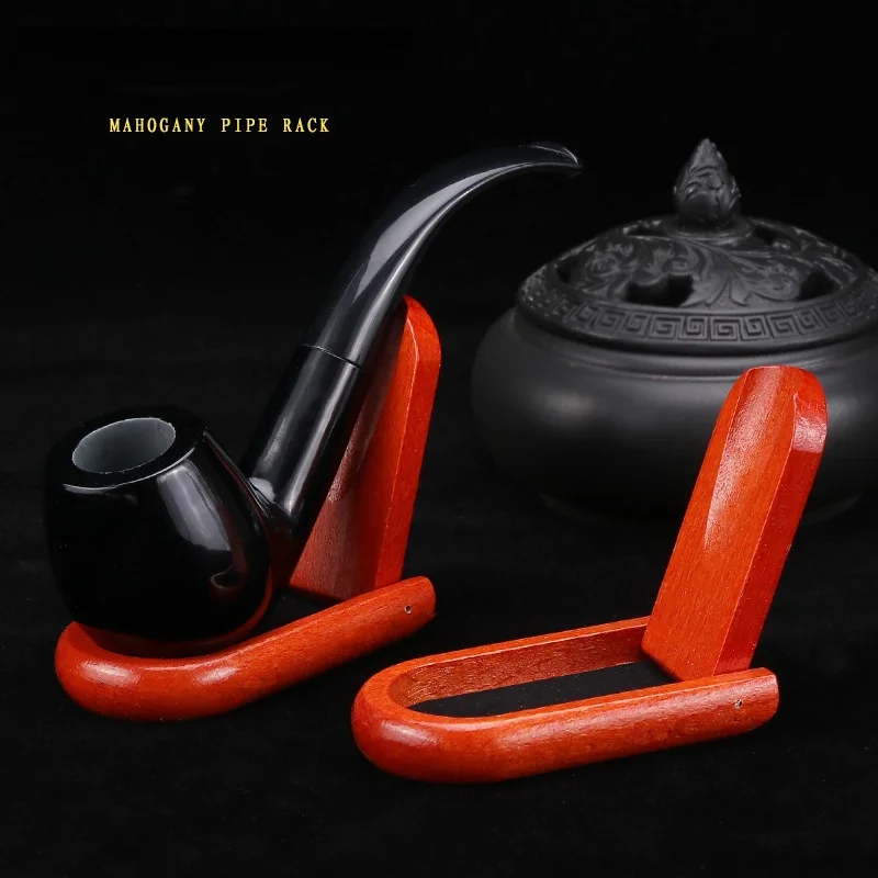 

Складной держатель для труб из массива дерева, портативный деревянный держатель для ведра ручной работы, аксессуары для труб и табака