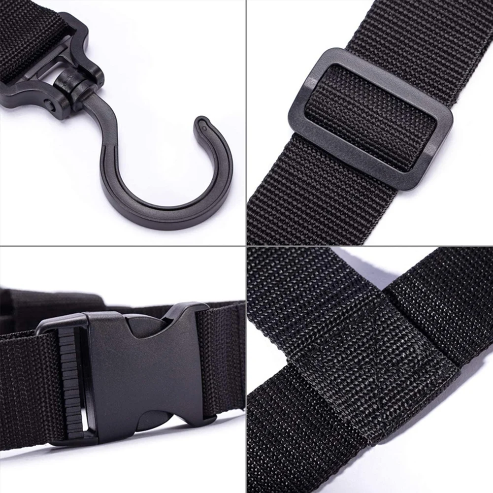 Angeln Wathose Stiefel Kleiderbügel Regen Schuhe Kleiderbügel Gurt Gürtel Wäscheständer Lagerung 360° ° Verstellbarer Riemen mit drehbarer Schnalle – Detail 6