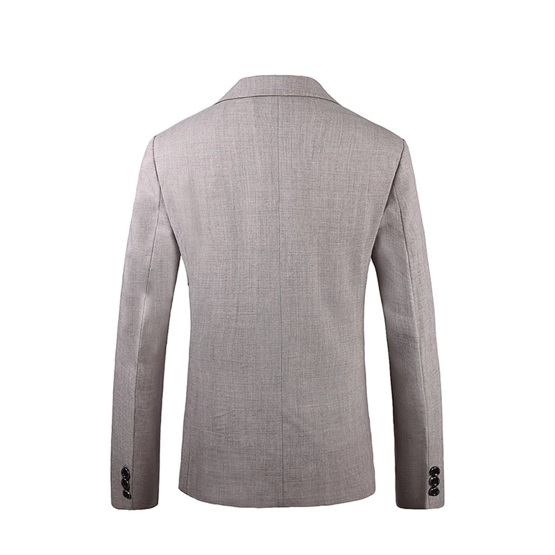 Sky Blue Suit Jacket Men's, Spring / Autumn Men Business Casual Coat, Male Beige Blazer Menteau cal&ccedil;a