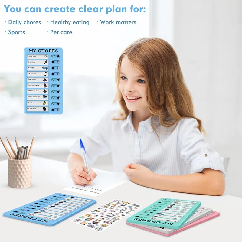 Reusable Daily Chore Checklist and Responsibility Chart