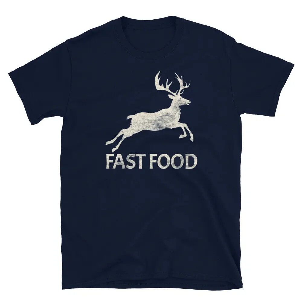 

Fast Food Hunting T-shirt - Dad Deer Funny Hunters Joke Graphic Tee