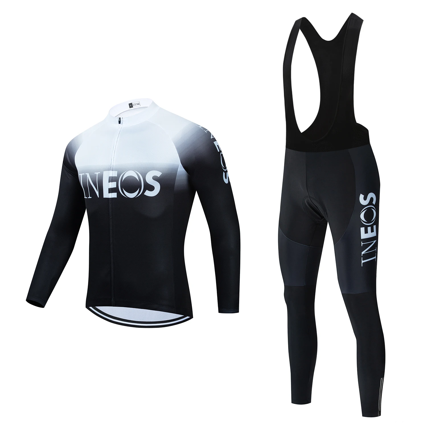 Long Sleeve Bike Jerseys With Pants For Men Autumn Winter Cycling Sets Pro Team Racing Sportswear Bicycle Suits Uniform