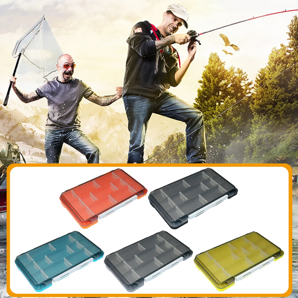 Small Fishing Lure Boxes Tackle Box Waterproof Double Sided Fish Tools  Storage Case Compartments Container Baits Gear Organizer - AliExpress