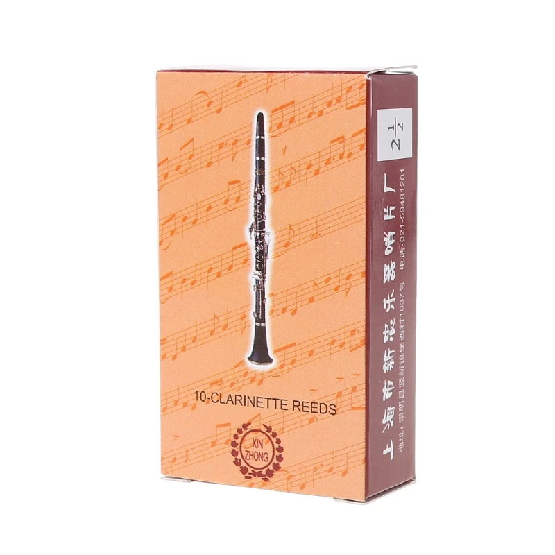 

Упаковка из 10 шт. бамбуковых тростей, детали деревянных духовых инструментов для кларнета/сопрано/альта G99D