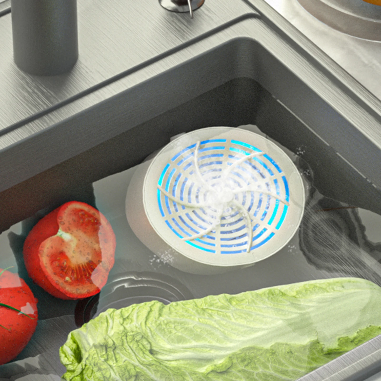 Mini Fruit Vegetable Cleaning Machine Portable Household Disassemble Ipx 7 Waterproof Food Purifier 6