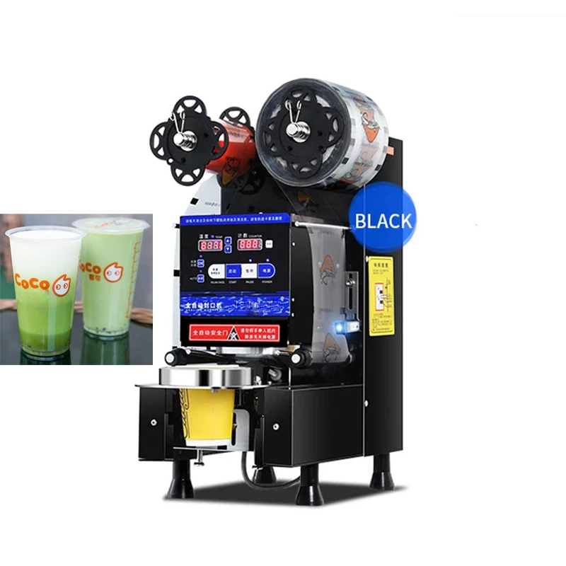 

Kitchen Fully Automatic Beverage Sealing Machine, Bubble Milk Tea Coffee Smoothie Cup Sealing Machine