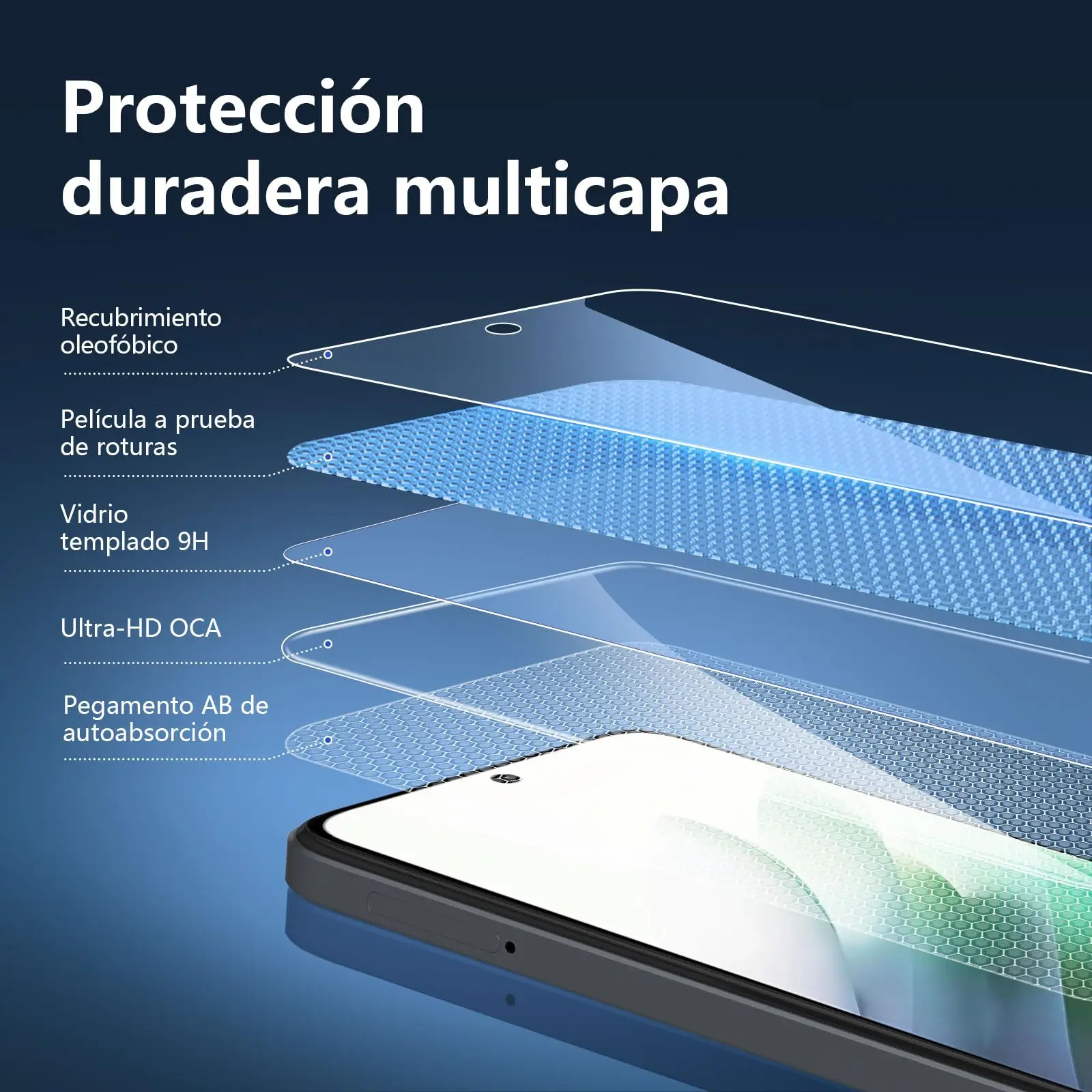 Premium 6.9-Inch Tempered Glass Screen Protector - Crystal Clear, 9H Hardness, Scratch Resistant