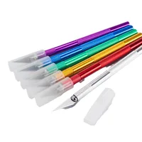 Exacto Knife Style 5 Blades Multi Tool for Crafts Carving Phone Film Cutting Pen Utility Paper Circuit Board Manual Model Knife 1