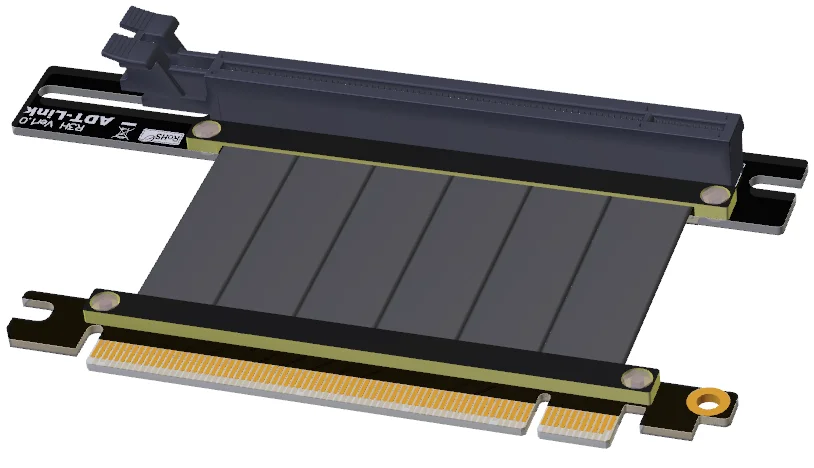 Nova Placa Gráfica Pcie 3.0x16 Riser Cabo Gen3.0 16x Cabo de Extensão do Jogo para o Case do tt Atx de Antecec Coolmaster Msi Phanteks 2022 Cabos de computador e conectores - Imagem 3