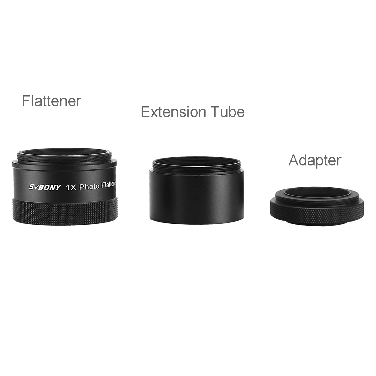 Svbony SV550 80mm APO Triplet Refraktor-Set F6 2 Zoll 1:10 Dual-Speed Fokussierer für visuelle Beobachtung – Detail 14