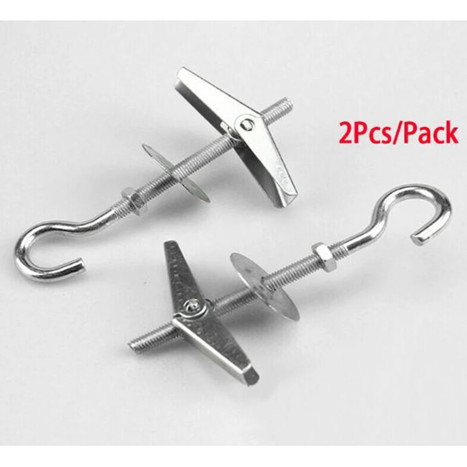 Pothook Lot De 64 Crochets De Plafond Robustes En Acier Carbone M8 × 70 Pour Fixation Murale Ou