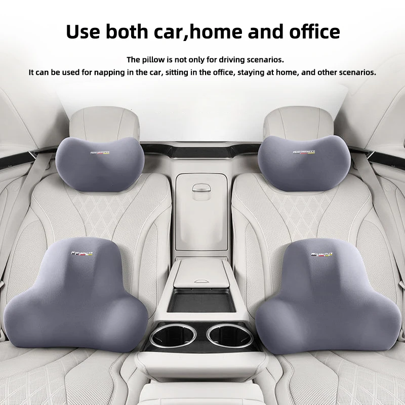 자동차 머리 받침 요추 지지대 베개, BMW G30, G20, F30, F10, X1X2, X3X4X5X6X7, 메모리 폼, 자동차 좌석, 머리, 목, 허리 보호 쿠션