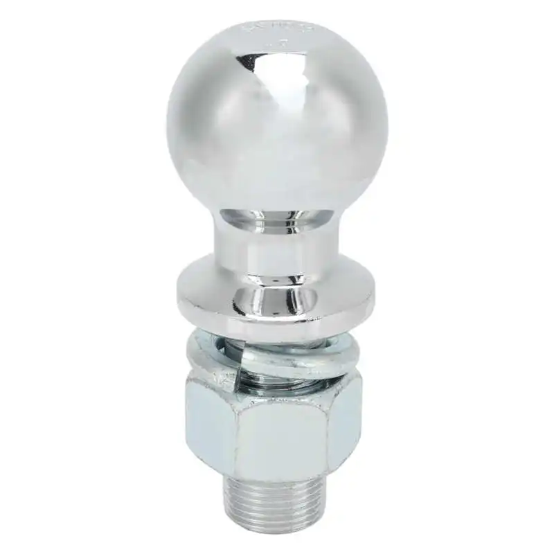 Car Accessorices Stainless Steel Trailer Hitch Ball 2inch Diameter 1/8inch Shank Towing Hitch Balls 6000LB Fit for Caravan