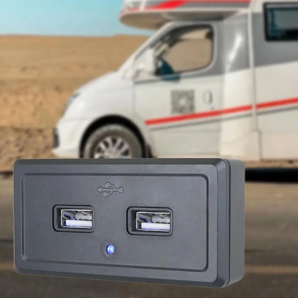 

Charger Socket Stable Output Fireproof Materials 12/24V 3.1A 12V Truck Car RV Bus Adapter Outlet Cellphone Accessories