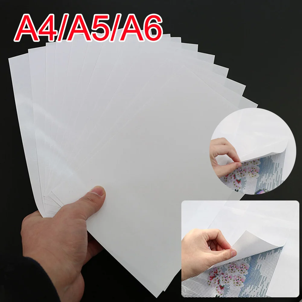 A4/A5/A6 Diamond Painting Release Paper Non-stick Cover 10/20/50pcs
