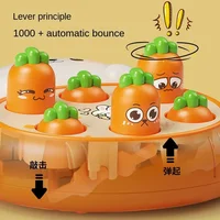 Cartoon Montessori Baby Toys Toddler Educational Birthday Gift Animal Theme Knocking Game Parent Child Board Hammering Game 3