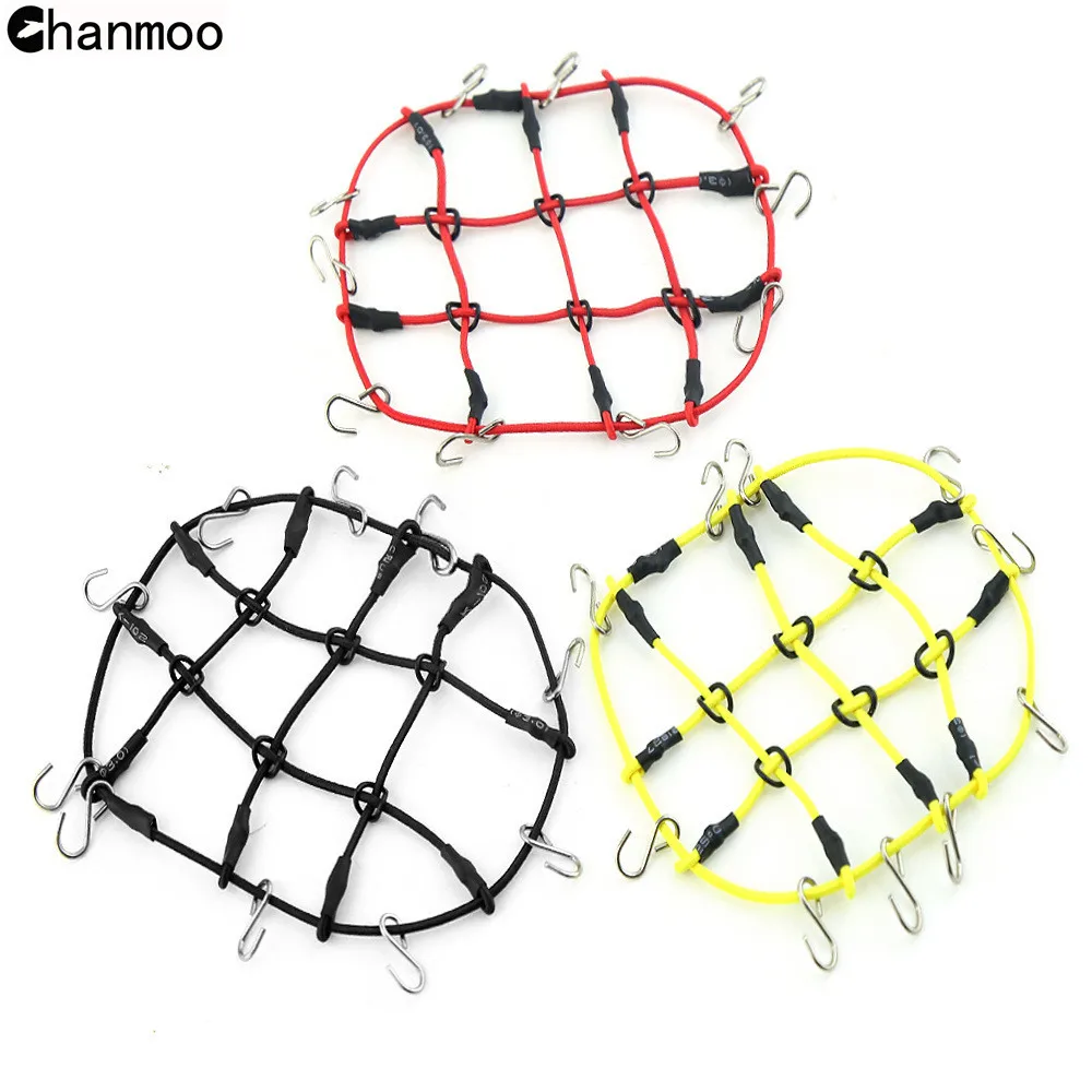Chanmoo RC 탄성 수화물 그물 장식 액세서리, 1/24 크롤러 자동차 축 SCX24 90081 AXI00001 AXI90081
