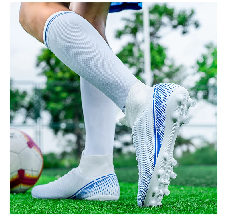 Zapatillas de fútbol para hombre y niño, botas de fútbol FG/TF para interior y exterior, para niños y niñas_voghion.com