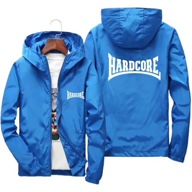 Hardcore Jacket Windbreaker Pilot Coat Men's Zipper Bomber Jackets Waterproof Quick Drying Sport Outwear 6XL 2